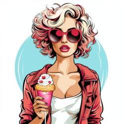Girl With Ice Cream - Origin image