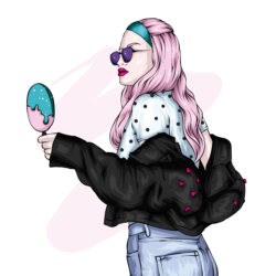 Girl with Ice Cream - Origin image