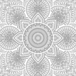 Adult Mandala - Printable Coloring page