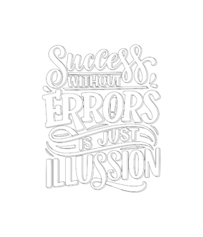 Success Without Errors - Coloring page