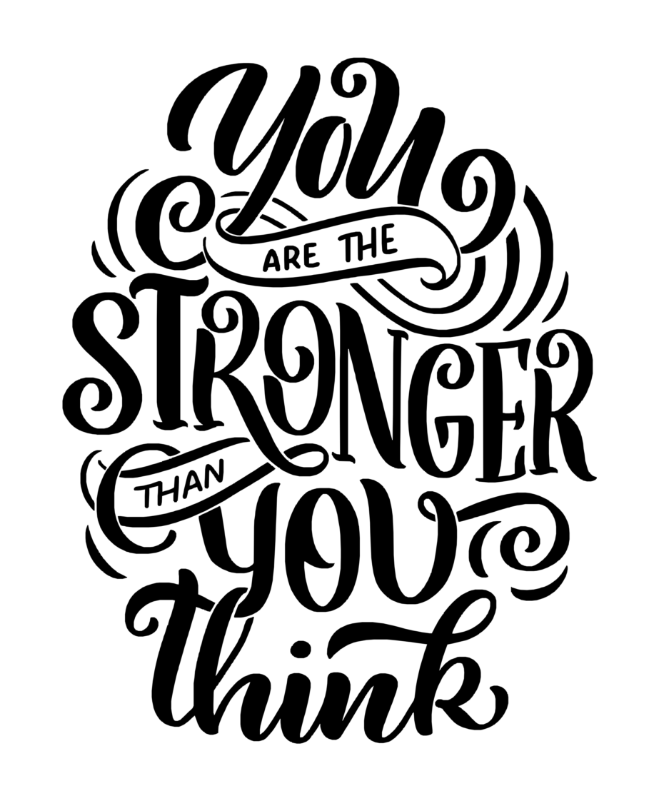 You Are The Stronger Than You Think - Original image