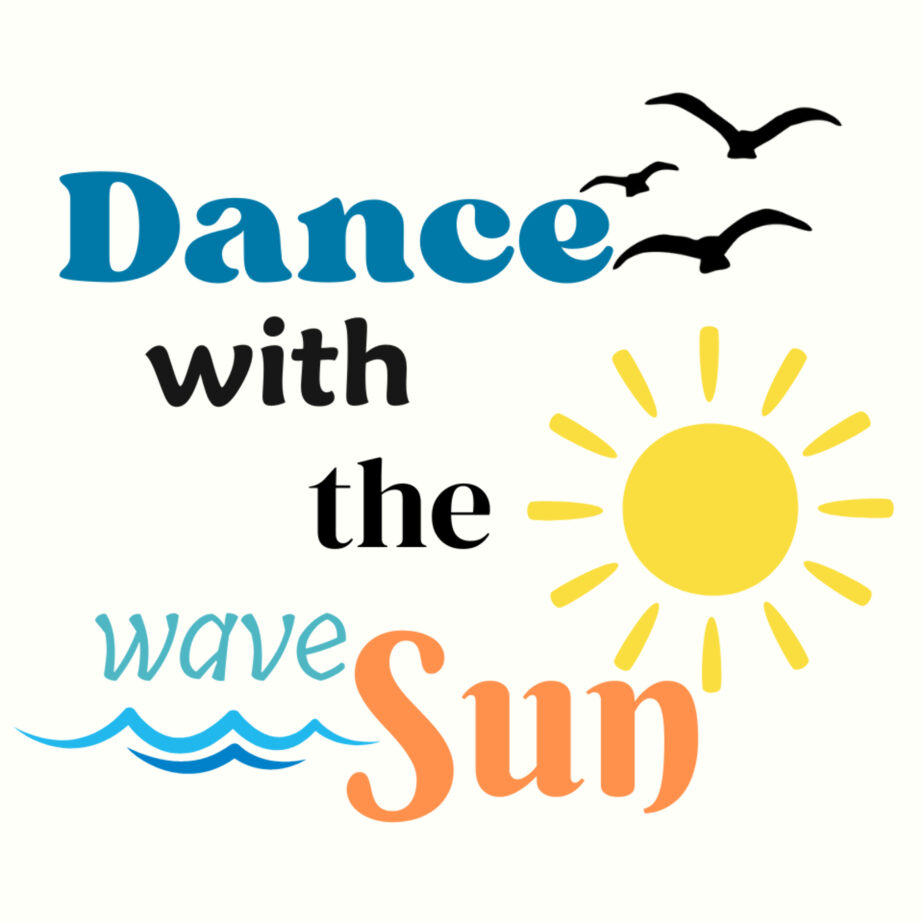 Dance With The Wave Sun Coloring Page 2
