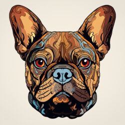 Französische Bulldogge Ausmalbilder - Ursprüngliches Bild