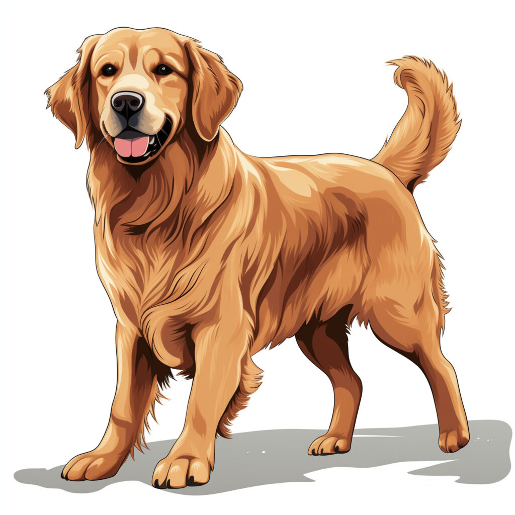 Golden Retriever Coloring Page Coloring Pages Mimi Panda