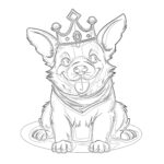 King of Cuteness Coloring Page