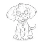 Puppy Dog Coloring Page