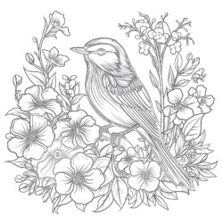 Woodpecker - Printable Coloring page