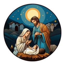 Birth of Jesus Coloring Page - Origin image
