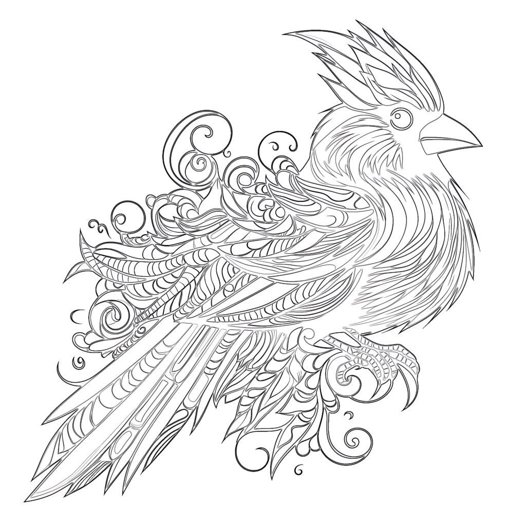 Hummingbird Coloring Page | Coloring Pages Mimi Panda