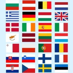 European Union Countries Flags Coloring Page - Origin image