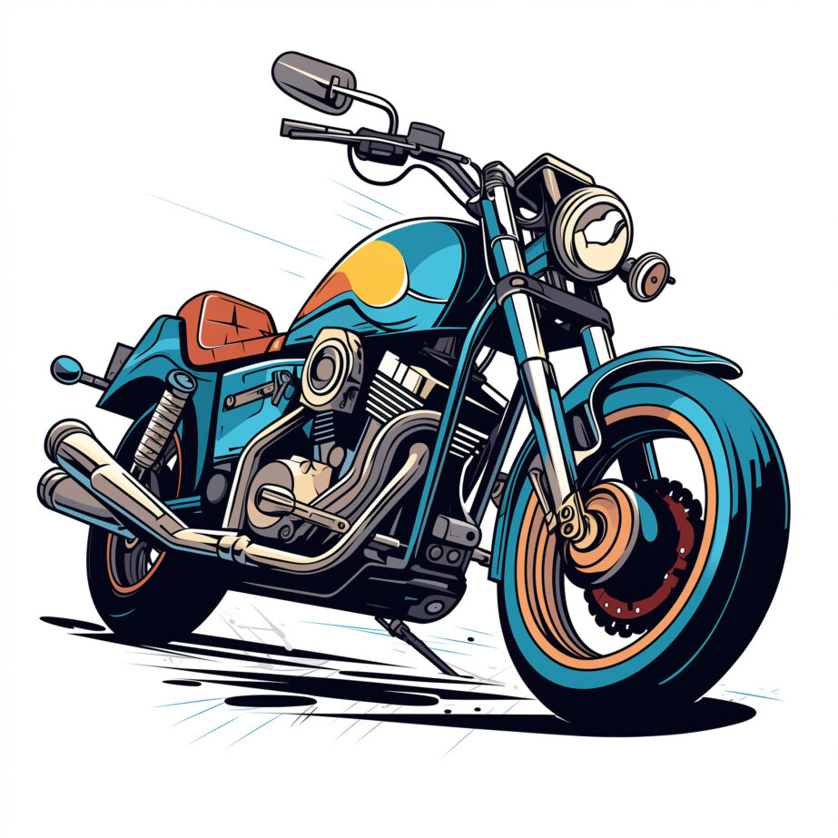 Fast Ride Naked Bike Motorcycle Coloring Page 2