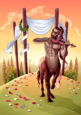 Four Of Wands - Original image
