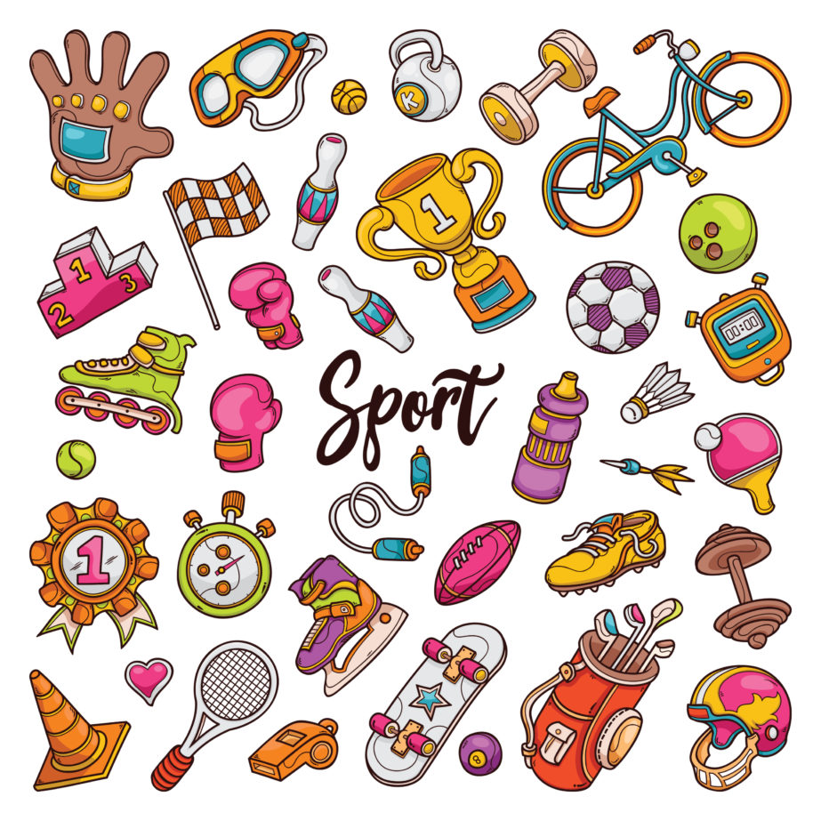 Set Of Sport Doodles - Original image