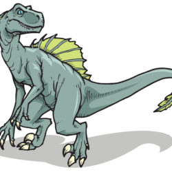 Cartoon Happy Tyrannosaurus - Origin image