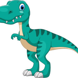 Cartoon Green Dinosaur - Origin image