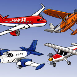 Collection Of Modern Airplane - Origin image