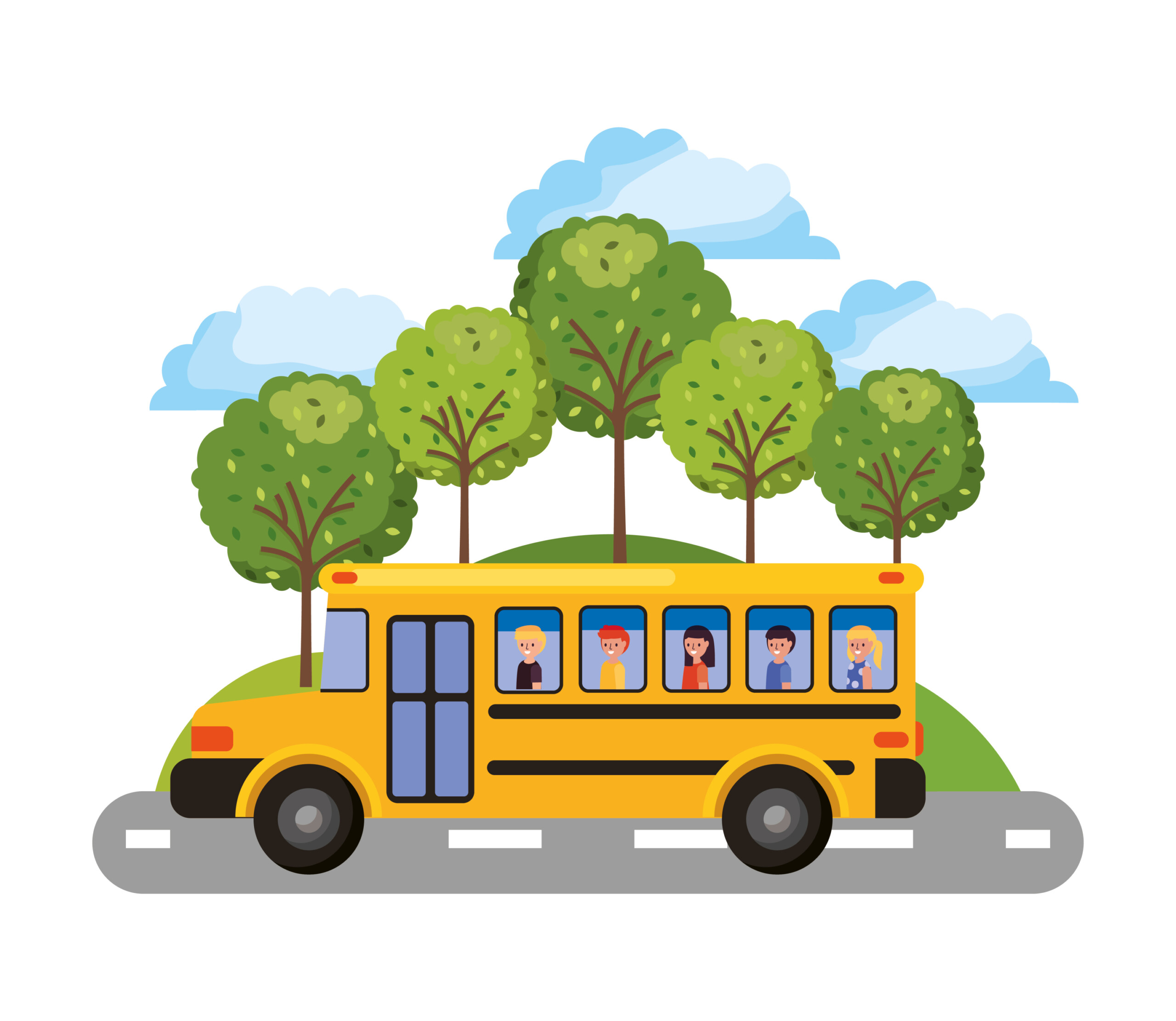 Yellow School Bus - Original image