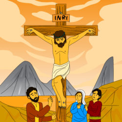 Jesus Carried The Cross Assisted By Simon From Cyrene - Origin image