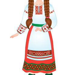 Beautiful Ukrainian Girl In National Ukrainian Costume - Origin image
