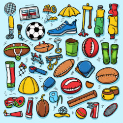 Set Of Sport Doodles - Origin image