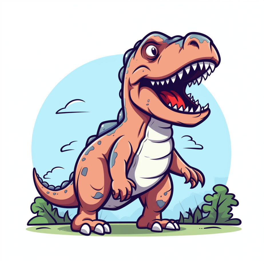 Tyrannosaurus Rex Coloring Page 2