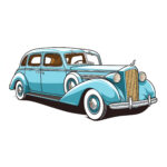 Vintage Classic Car Coloring Page 2 2