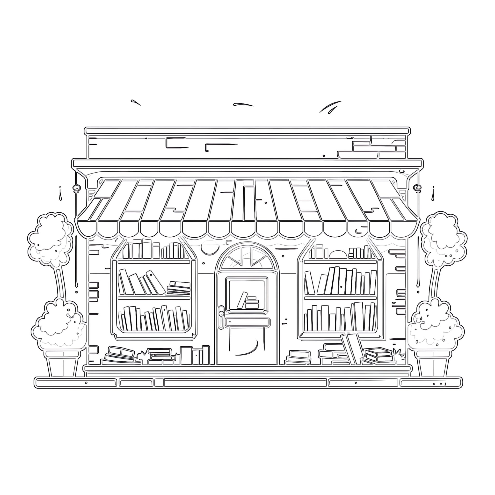 ice cream shop coloring sheet – Image 11