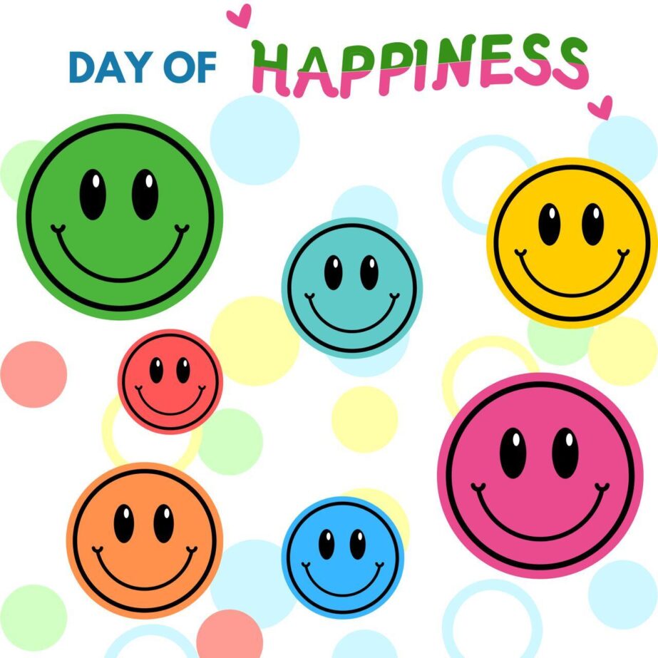 Day Of Happiness Coloring Page 2