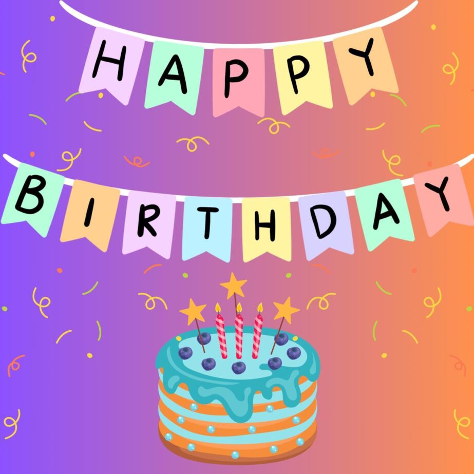 Happy Birthday To You Coloring Page 2