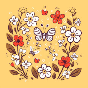 Hello Spring Coloring Page | Coloring Pages Mimi Panda