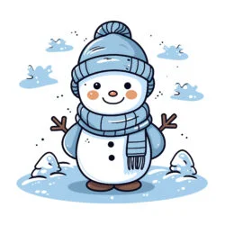 Hello Winter Coloring Page - Origin image