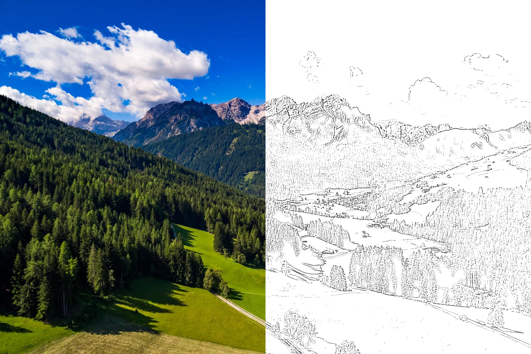Nature And Seasons Coloring Pages