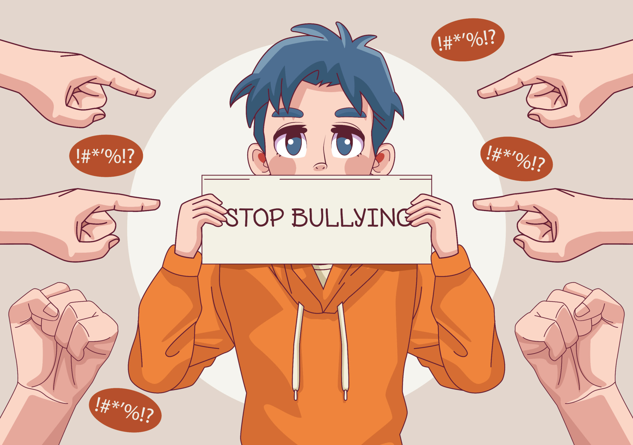 Printable Stop Bullying Coloring Page - Mimi Panda