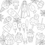 Trick Or Treat Coloring Page