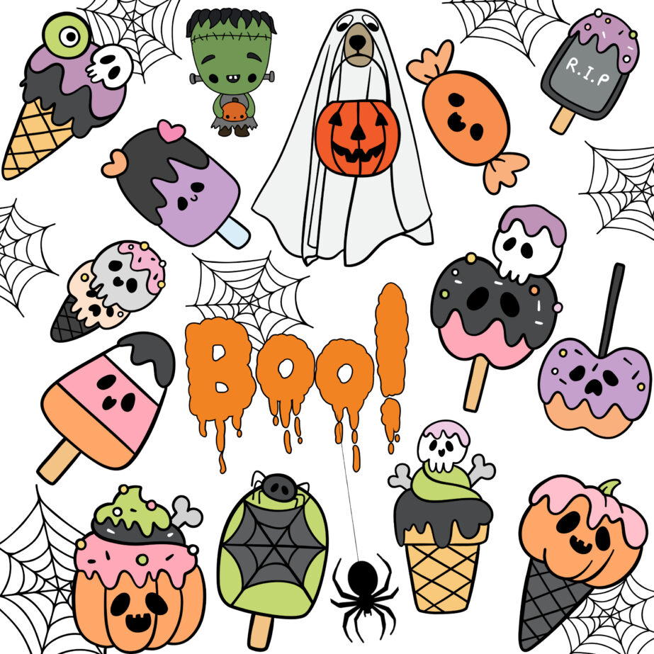 Trick Or Treat Coloring Page 2