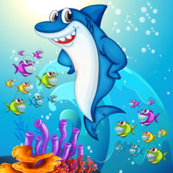 Underwater Animals And Rainbow - Origin image