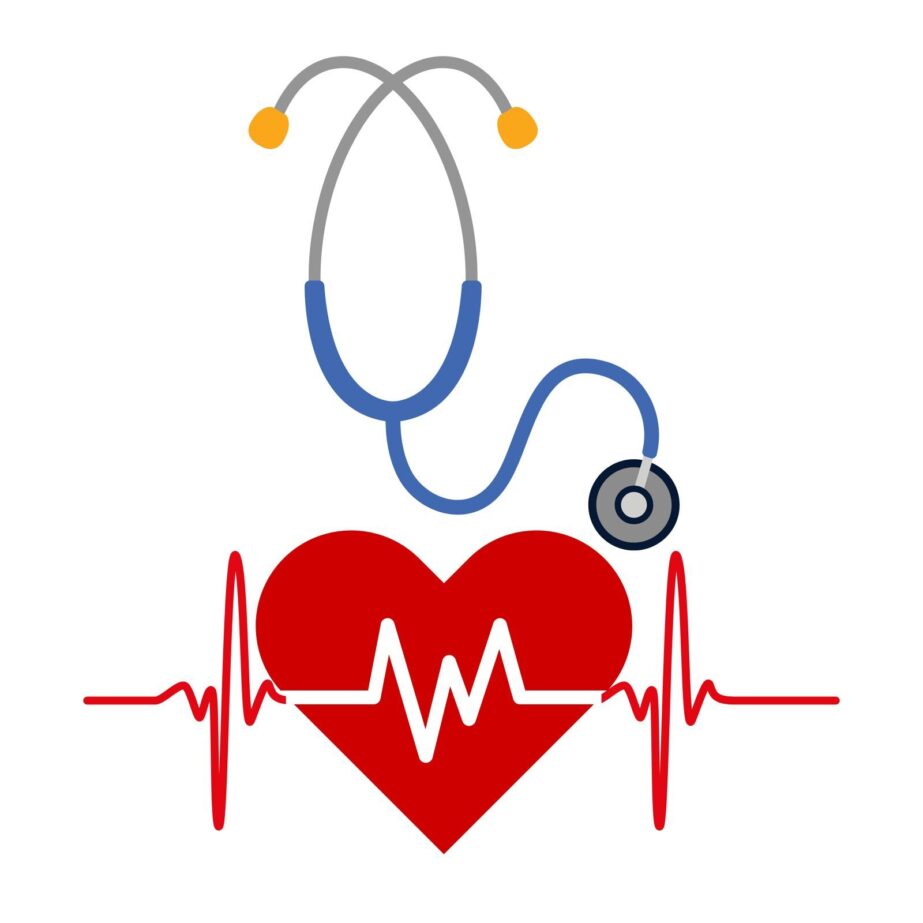 Stethoscope With Heartbeat Coloring Page 2