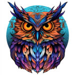 Vintage Owl Coloring Page 2 2