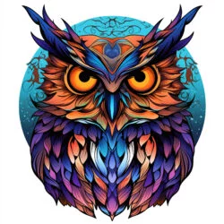 Vintage Owl Coloring Page - Origin image