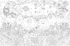 Trippy Adult - Coloring page