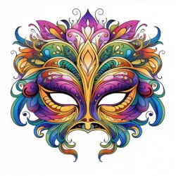 Adult Colorful Mask - Origin image