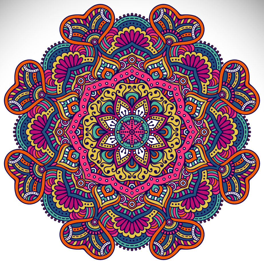 Adult Mandala Flower - Original image