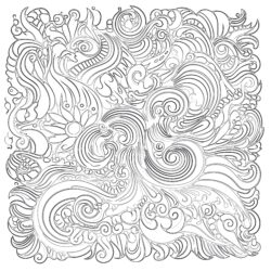 Adult Coloring Finished Pages - Printable Coloring page
