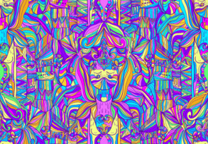 Adult Psychedelic Pattern - Original image