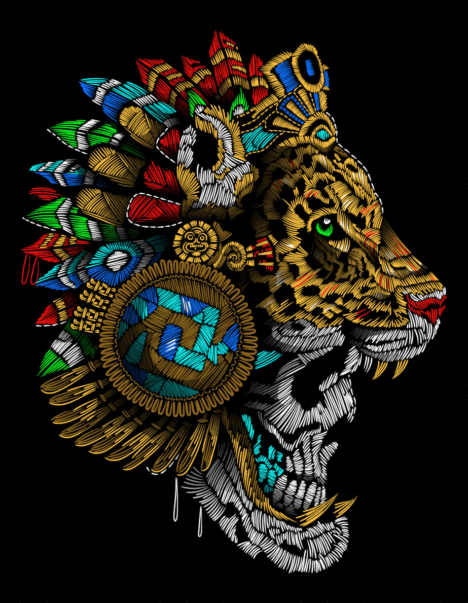 Adult Skull Jaguar Warrior - Original image