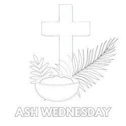 Ash Wednesday Coloring Page - Printable Coloring page