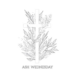 Ash Wednesday - Printable Coloring page