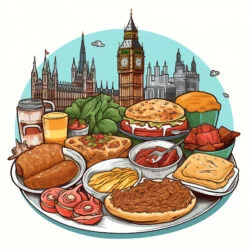 British Cuisine Coloring Page - Origin image