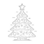 Christmas Tree Coloring Page