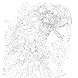Animal Coloring Pages For Adults - Printable Coloring page